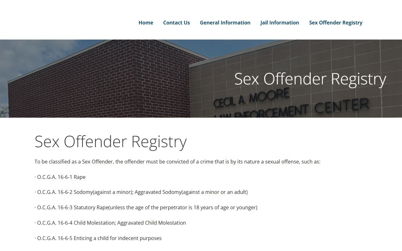Wilkes County arrest records sex offender registry information