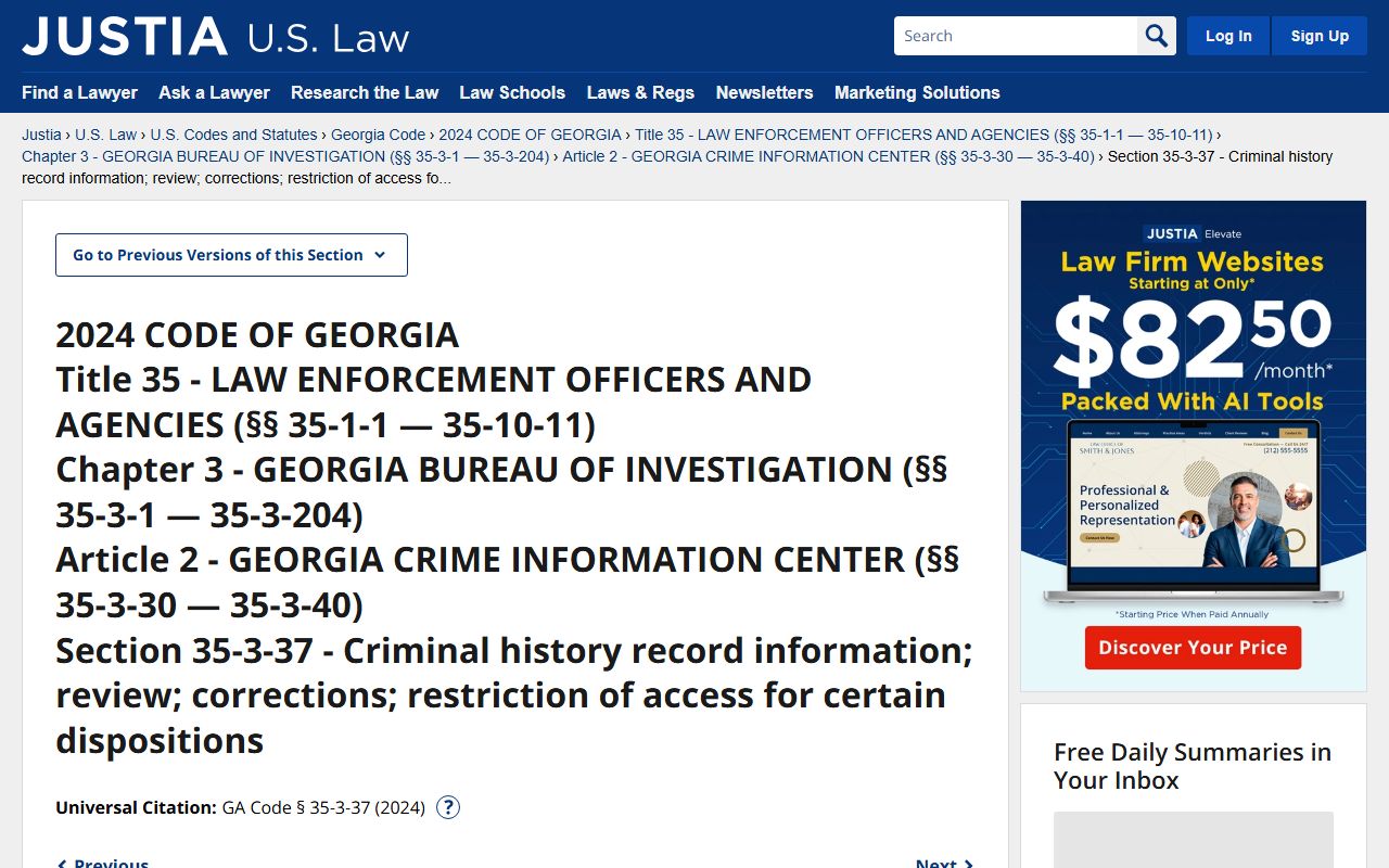 Wilkes County criminal court records Georgia Code 35-3-37