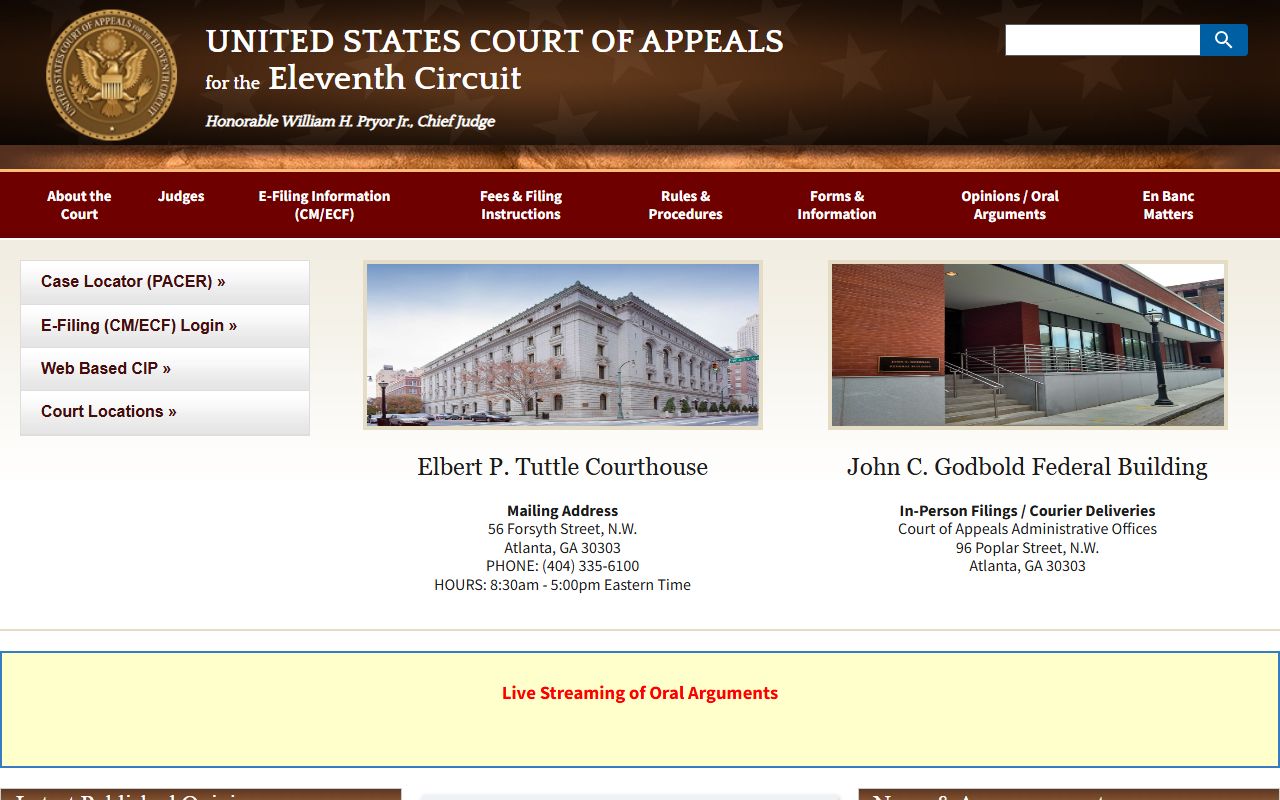 Wilkes County Superior Court records separate from Eleventh Circuit federal appeals