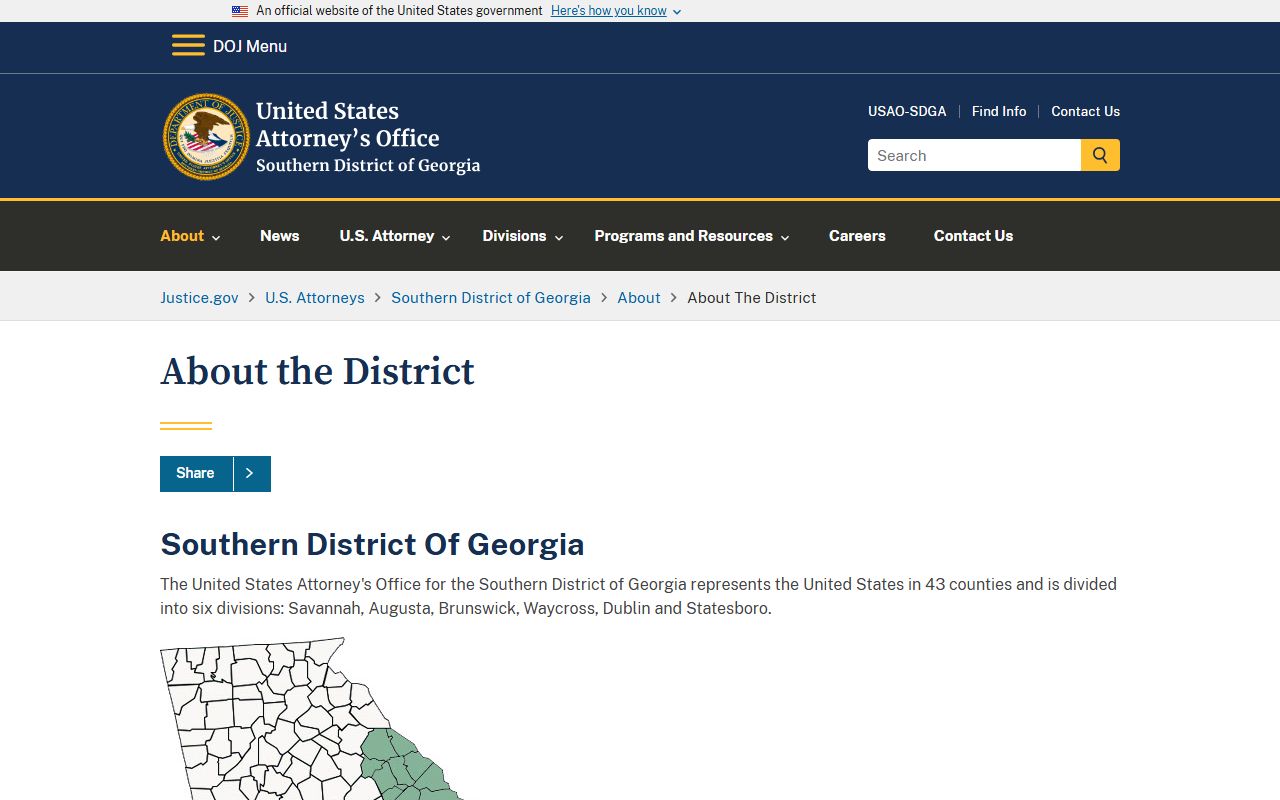 Wilkes County Superior Court records and Southern District of Georgia federal routing