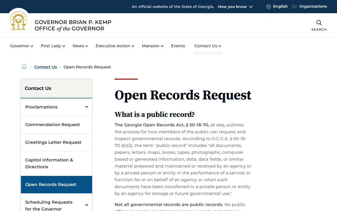 Wilkes County court records Georgia open records guidance