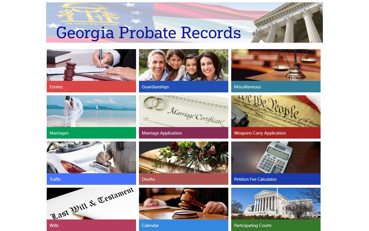 Wilkes County probate records Georgia Probate Records portal