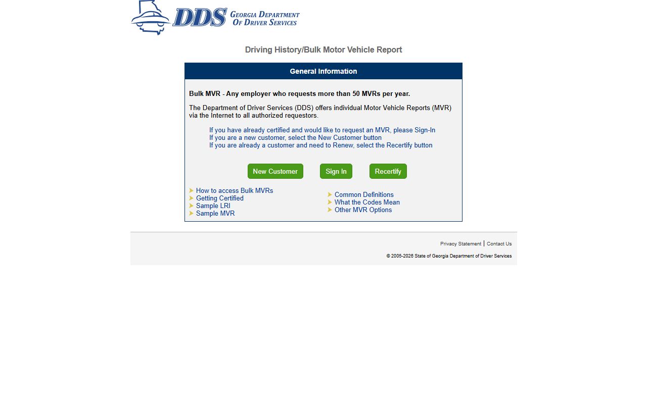 Wilkes County traffic court records Georgia DDS online MVR portal